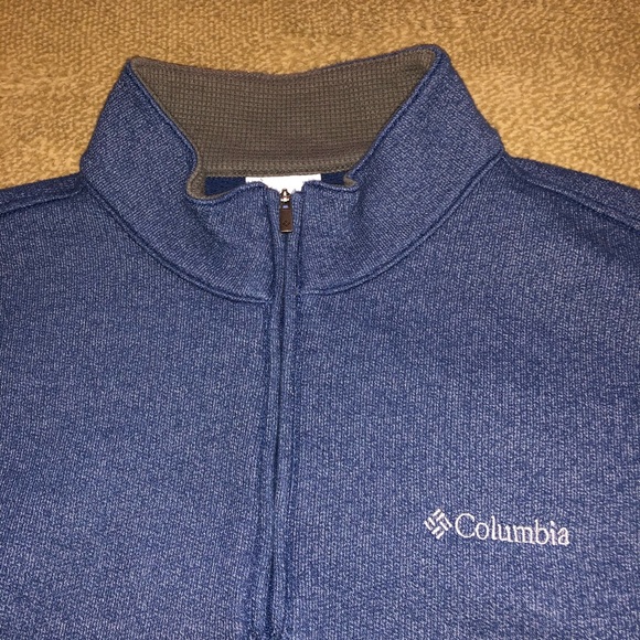 Men’s Columbia 1/4 Zip Pullover Jacket Sz. large - Picture 3 of 4